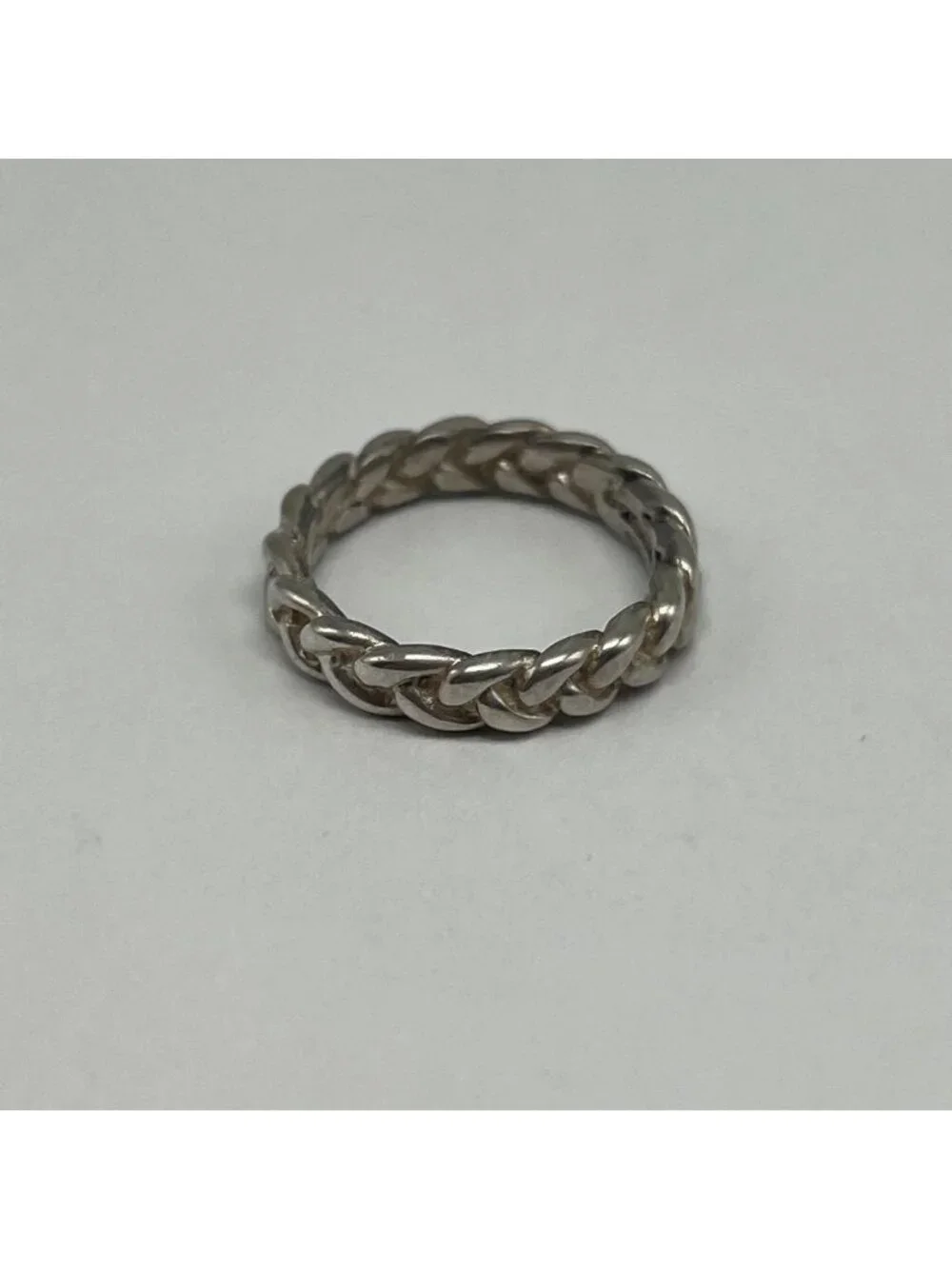 Tiffany & Co Braided Ring 925 Sterling Silver Vintage